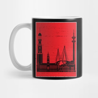 Germany Hamburg City Design Mug